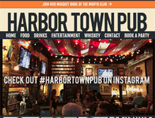 Tablet Screenshot of harbortownpub.com